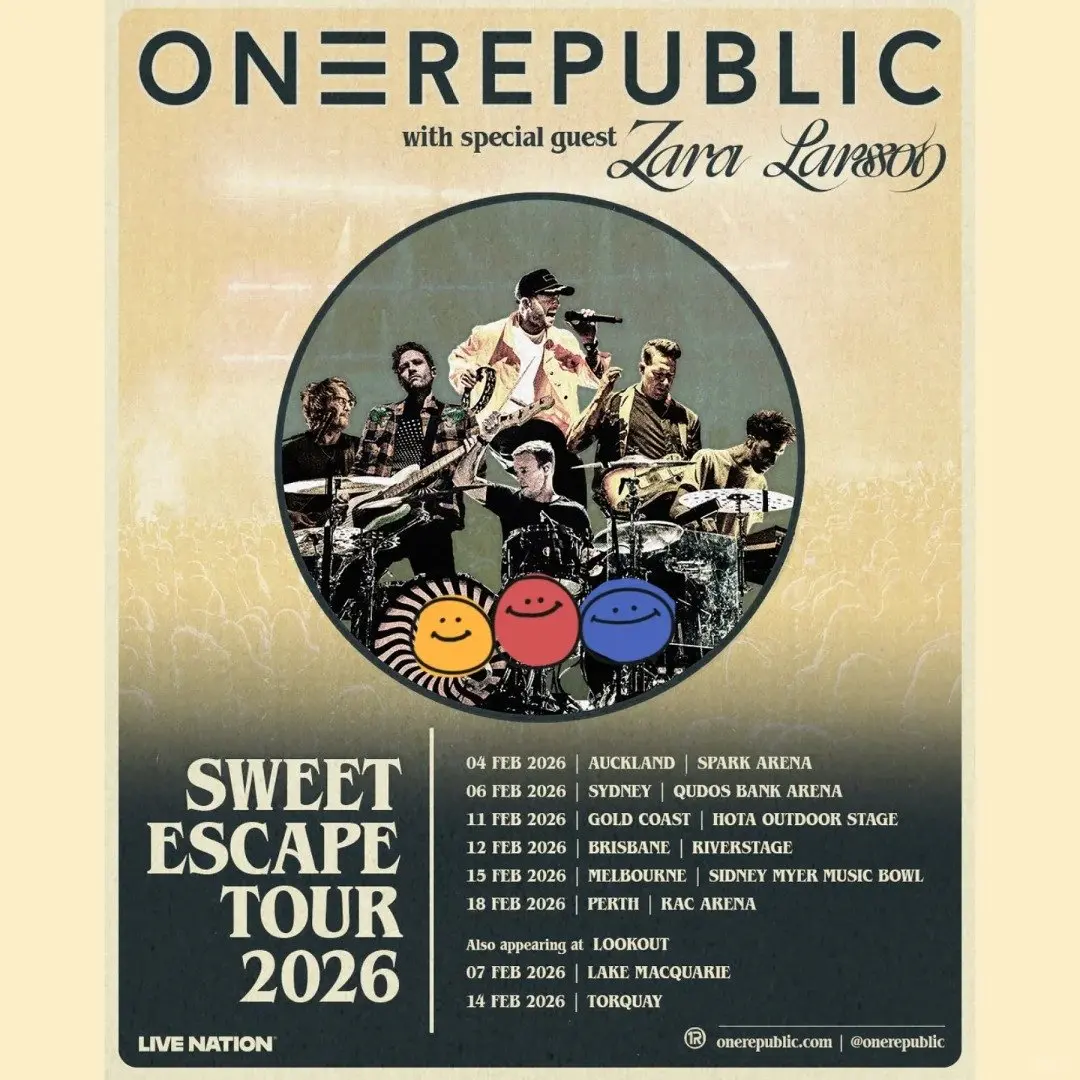 OneRepublic共和时代澳洲演唱会