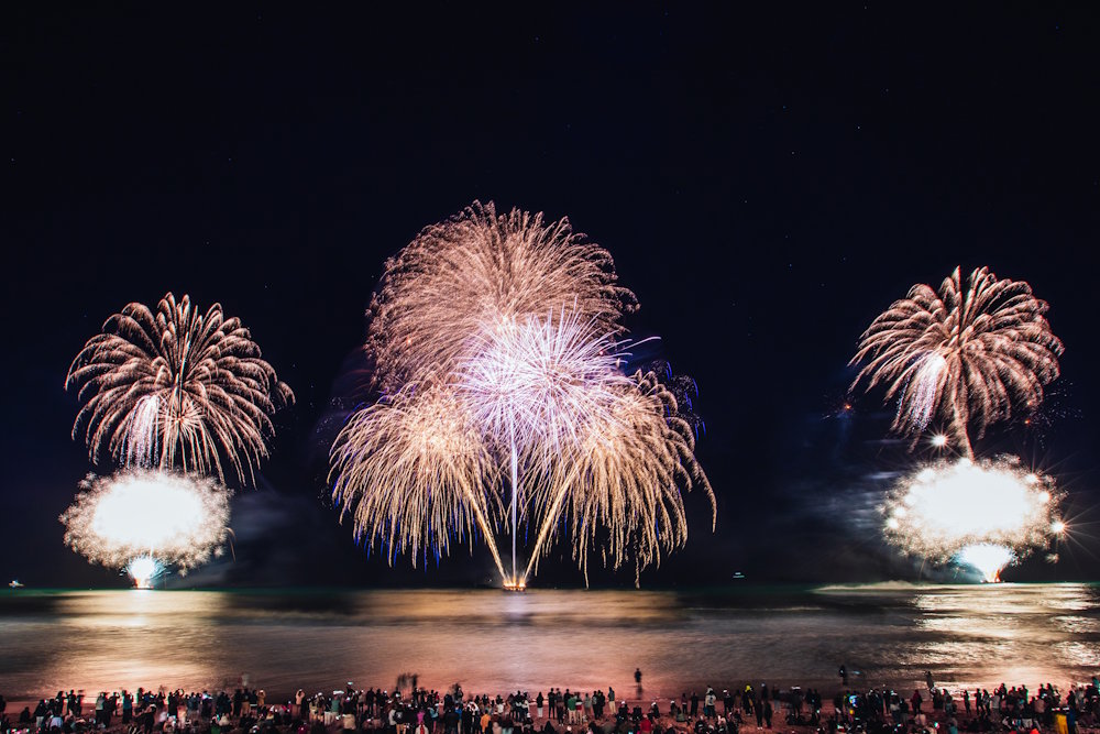 黄金海岸SeaFire烟花大赛